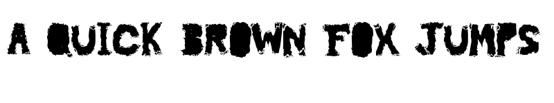 Preview of piledriver Regular font