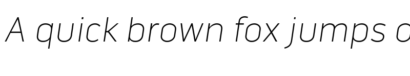 Preview of Pill Gothic 600mg Thin Obliq font