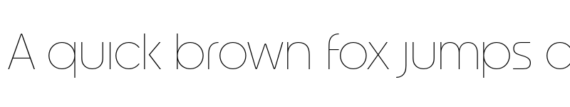 Preview of Pilo Thin font