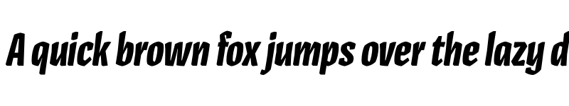 Preview of Pilot Bold Italic font