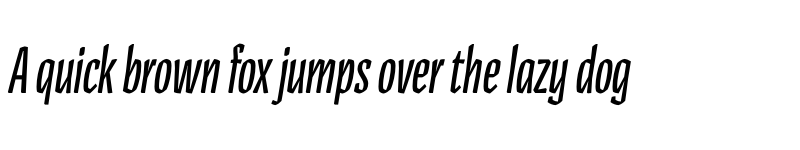 Preview of Pilot Italic font