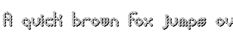 Preview of Pindown X BRK Normal font