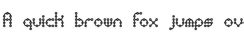 Preview of Pindown X Plain BRK Normal font