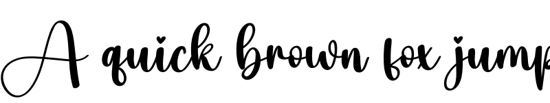 Preview of Pinky Regular font