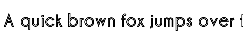 Preview of Pinstripe Limo Regular font