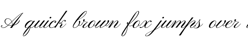 Preview of Pinyon Script Regular font