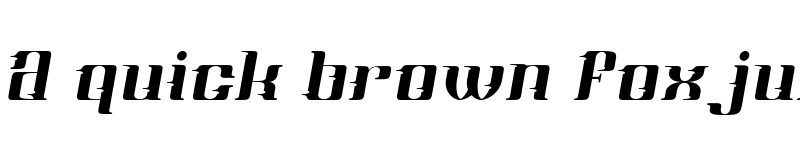 Preview of Piston Race Free Vertion Italic font