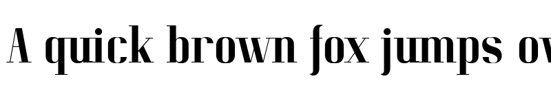 Preview of Pitch Display Regular font