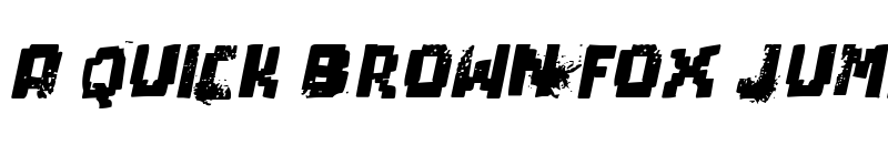 Preview of pixel dead Italic font