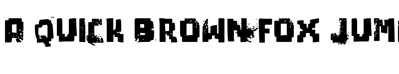 Preview of pixel dead Regular font