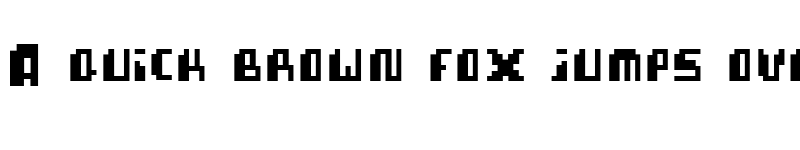 Preview of pixellife small cap font