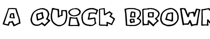 Preview of PizzaDudeFatOutline Regular font