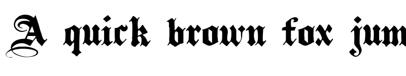 Preview of PlainBlackWide Normal font