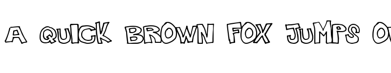 Preview of PlainHandline Regular font