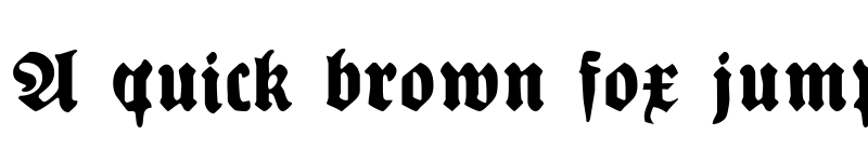 Preview of Plakat-Fraktur Black font