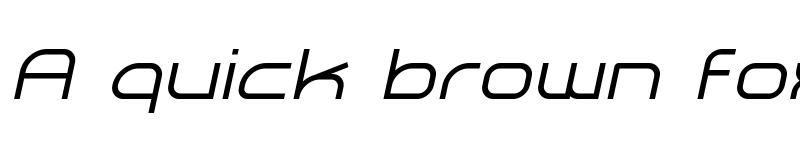 Preview of Planetium-X Italic Demo Regular font