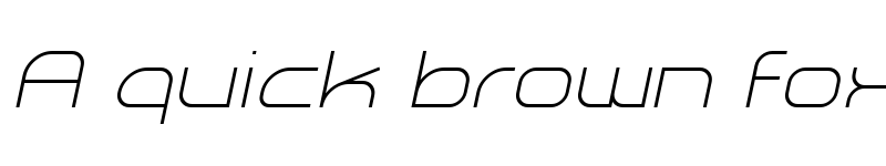 Preview of Planetium-X Light Italic Demo Regular font
