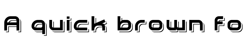 Preview of Planetium-X Shadowed Demo Regular font