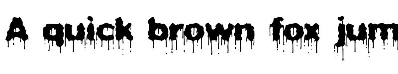 Preview of Plasma Drip BRK Regular font
