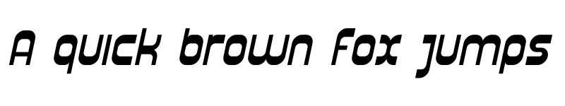 Preview of Plasmatica Italic font