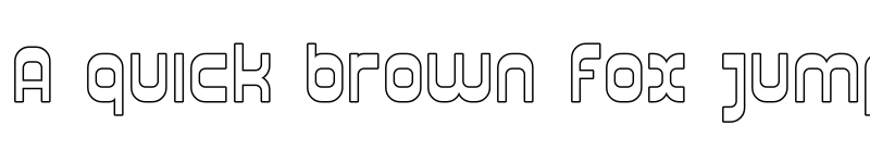 Preview of Plasmatica Outline Regular font