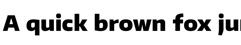 Preview of Plata Sans Black font