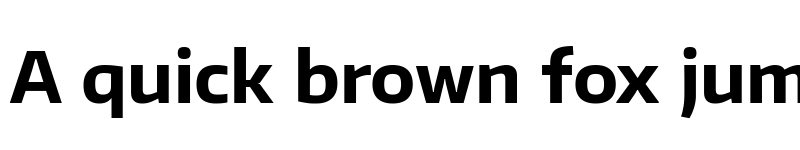 Preview of Plata Sans Bold font