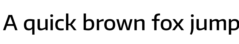 Preview of Plata Sans Medium font