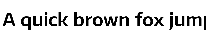 Preview of Plata Sans SemiBold font