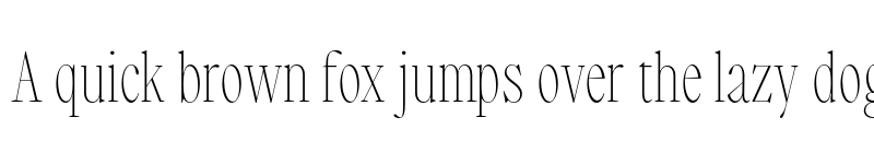 Preview of Plateau Five Thin Trial font