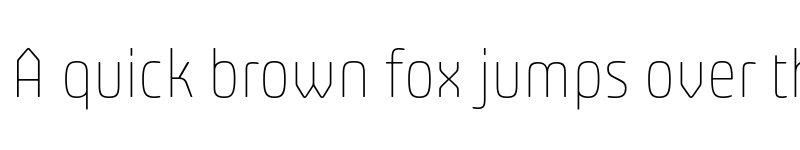 Preview of Plau Thin font