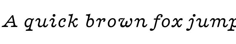 Preview of Playfair 5pt SemiExpanded Light Italic font