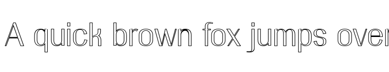 Preview of PLAYFUL RUNWAY Outline font