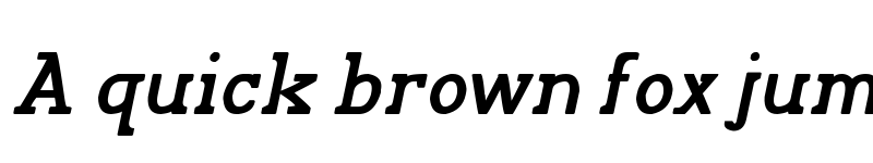 Preview of P?lida Italic Bold font