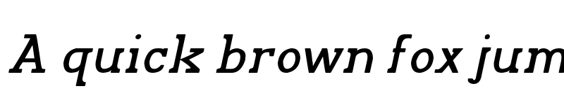 Preview of P?lida Italic font