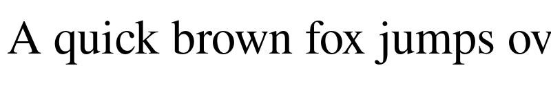 Preview of Pliska Regular font