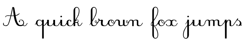 Preview of PlumBDL Regular font