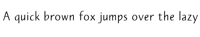 Preview of Plumeria Sans Regular font