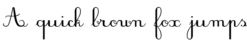 Preview of PlumNDL Regular font