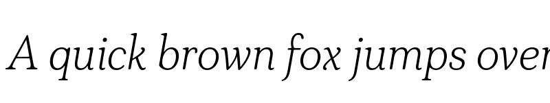 Preview of Plush-Trial Light Italic font