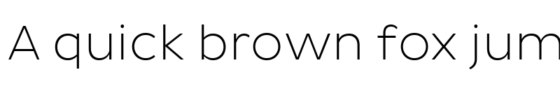 Preview of PlutoSansExtraLight ? font