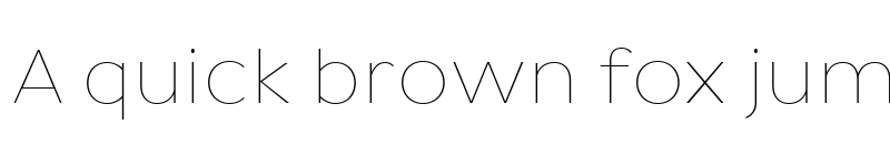 Preview of PlutoSansW01-Thin Regular font