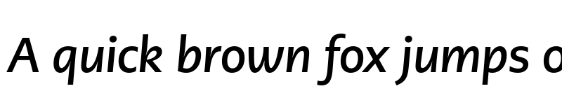 Preview of PMNCaeciliaSans Head Bd Italic font