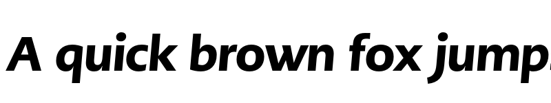 Preview of PMNCaeciliaSans Head Blk Obl font