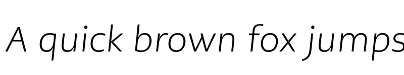 Preview of PMNCaeciliaSans Text Lt Obl font