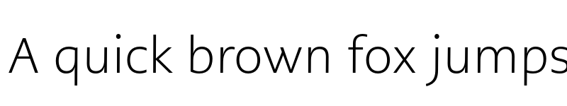 Preview of PMNCaeciliaSans Text Lt font