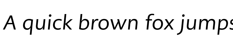 Preview of PMNCaeciliaSans Text Obl font