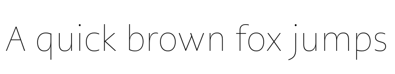 Preview of PMNCaeciliaSans Text Th font