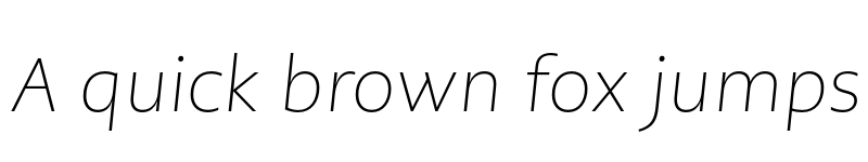 Preview of PMNCaeciliaSans Text XLt Obl font