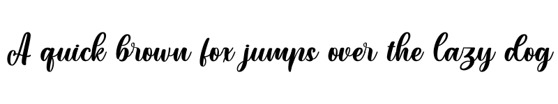 Preview of Pocahontas Regular font